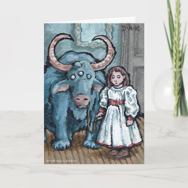 Cartão Minha Primeira Pet #1 - Saudação Surreal do Dentro (Frente)