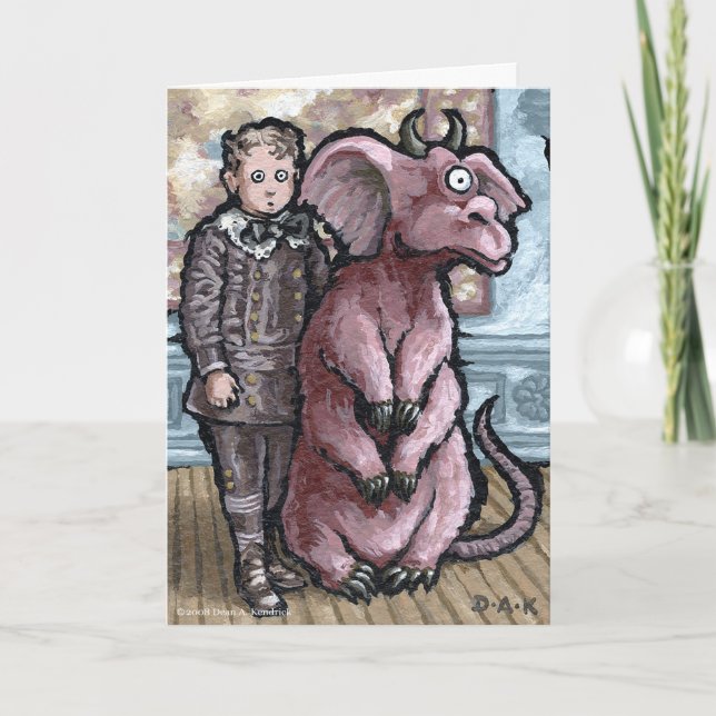 Cartão Minha Primeira Pet #6 - Saudação Surreal do Dentro (Frente)