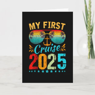 Cartão Minha Primeira Viagem de Cruzeiro 2025 Camiseta Fé