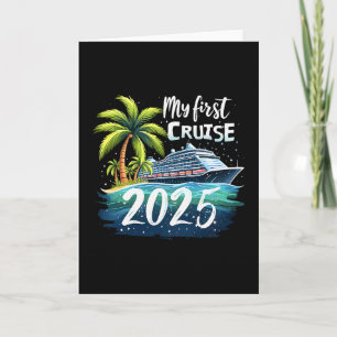 Cartão Minha Primeira Viagem de Cruzeiro 2025 Divertida P