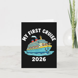Cartão Minha primeira viagem de cruzeiro 2026