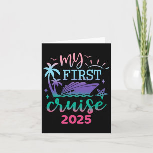 Cartão Minha Primeira Viagem Familiar de Cruise 2025