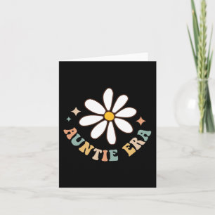 Cartão Minha tia Era Lover Groovy Retro Tia Dia de as mãe