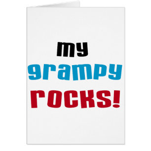 Cartão Minhas camisetas e presentes de rochas acamparadas