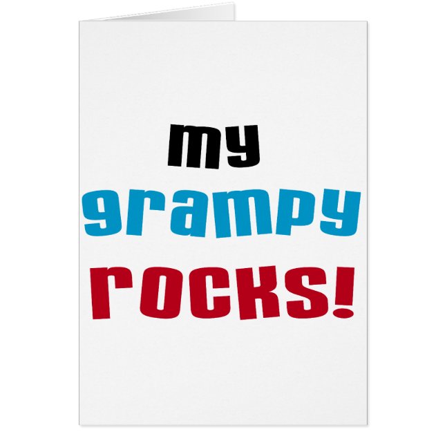 Cartão Minhas camisetas e presentes de rochas acamparadas (Frente)