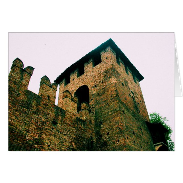 Cartão Minhas fortaleza e torre (Frente Horizontal)