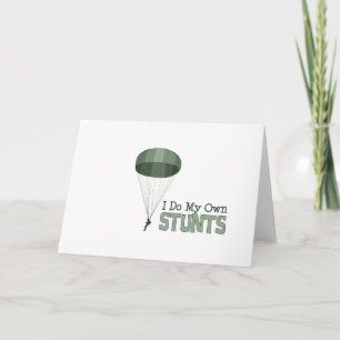 Cartão Minhas próprias acrobacias