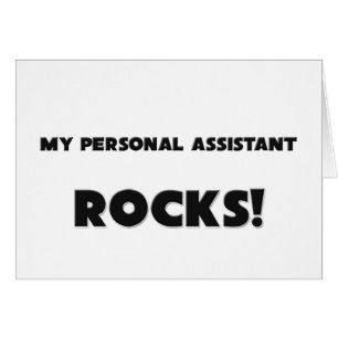 Cartão MINHAS ROCHAS do assistente pessoal!