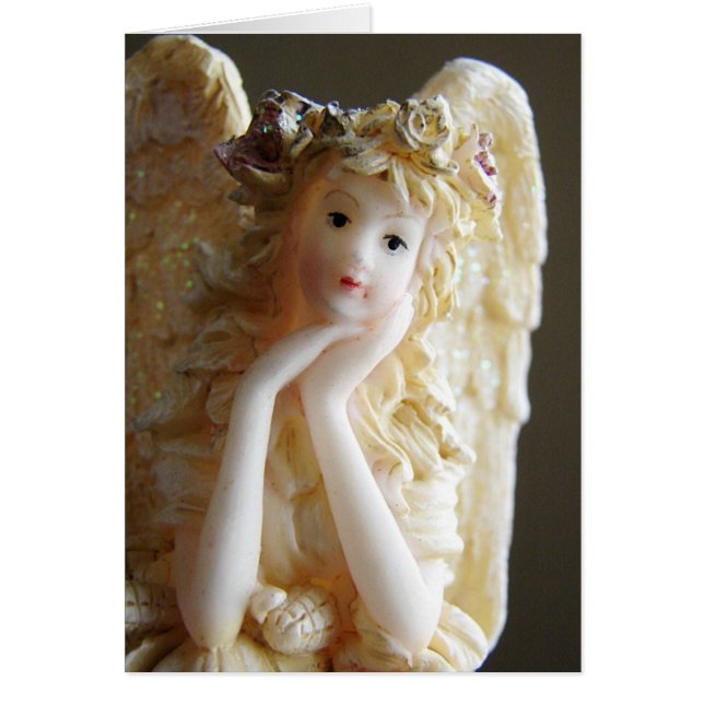 Cartão Mini Angel Figurine (Frente)