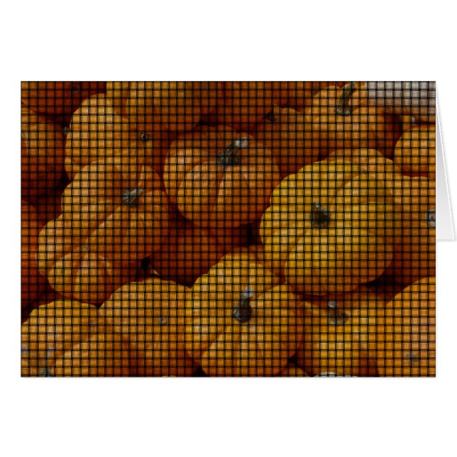 Cartão Mini Pumpkin Weave (Frente Horizontal)