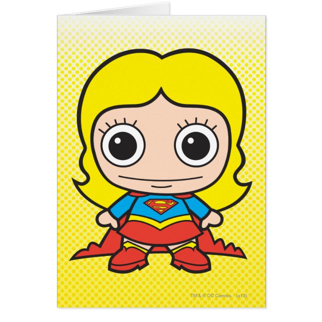 Cartão Mini Supergirl (Frente)