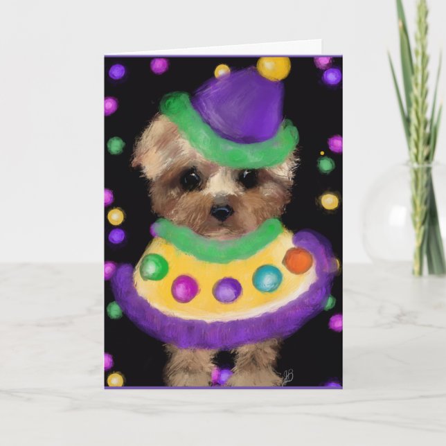 CARTÃO MINI YORKIE POO   (Frente)