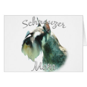 Cartão Miniatura Schnauzer Mãe 2