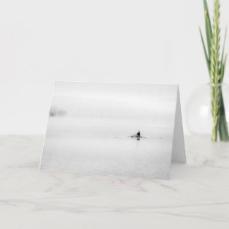 Cartão Minimalismo de solteiro Scull