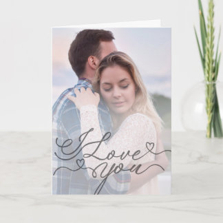 Cartão Minimalist I Love You