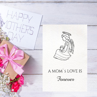 Cartão Minimalist Mother`s Day Quote 