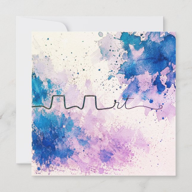Cartão Minimalist RT Design | Inhalotherapy Inspired (Frente)