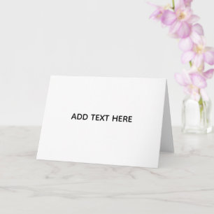 Cartão Minimalista Branco Elegante para Qualquer Ocasião