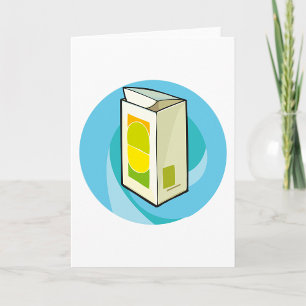 Cartão Mínimo Moderno da Cartonagem de Sumo Colorida