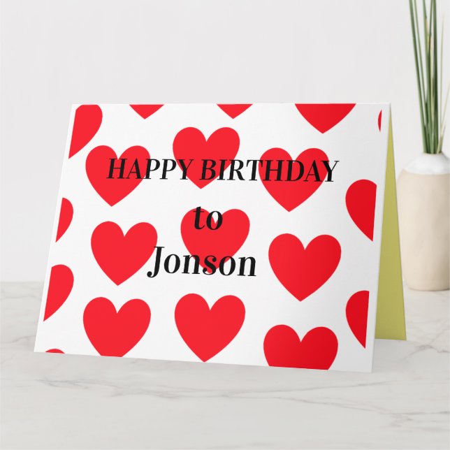 Cartão Mínimo simples adicione seu nome de texto de logot (Frente)