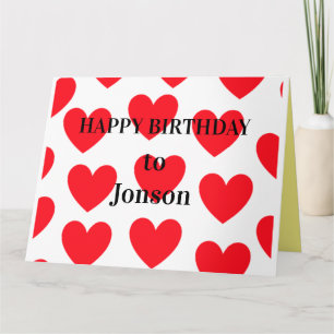 Cartão Mínimo simples adicione seu nome de texto de logot