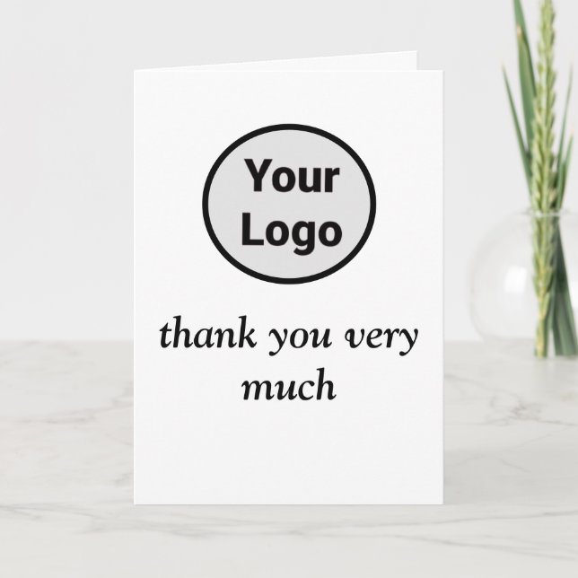 Cartão Mínimo simples adicione seu nome de texto de logot (Frente)