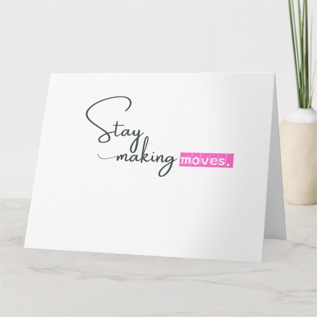 Cartão Mínimo sofisticado (Frente)