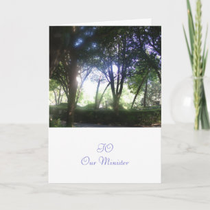 Cartão Ministro
