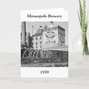 Cartão Minneapolis Brewery, 1930s