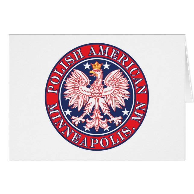 Cartão Minneapolis Minnesota (Frente Horizontal)