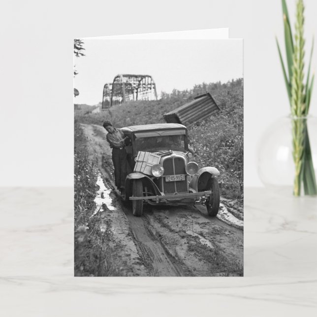 Cartão Minnesota Blueberry Pickers, 1937 (Frente)