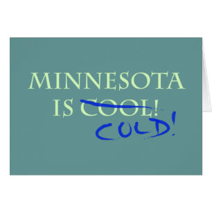 Cartão Minnesota é Legal e frio!