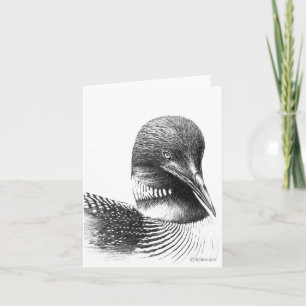 Cartão Minnesota Loon By William Martin