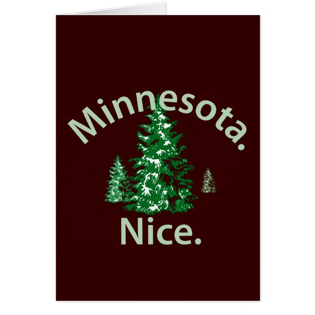 Cartão Minnesota Nice. Ponto! (Frente)