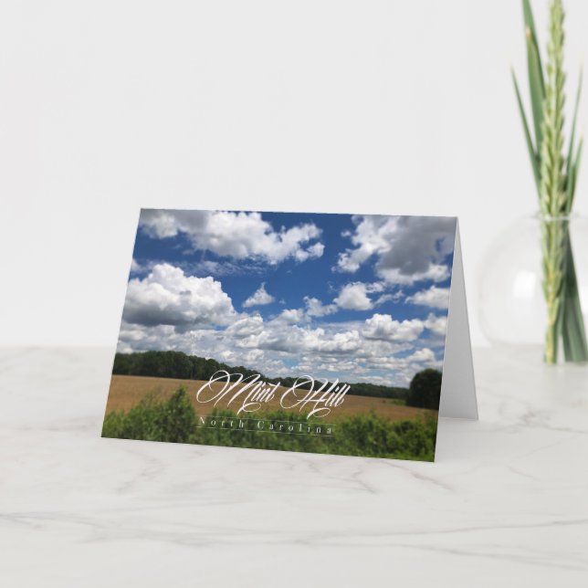 Cartão mint Hill North Carolina greeting cards (Frente)