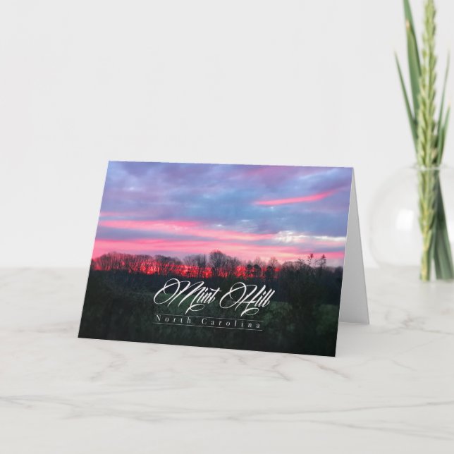 Cartão Mint Hill North Carolina Greeting Cards (Frente)