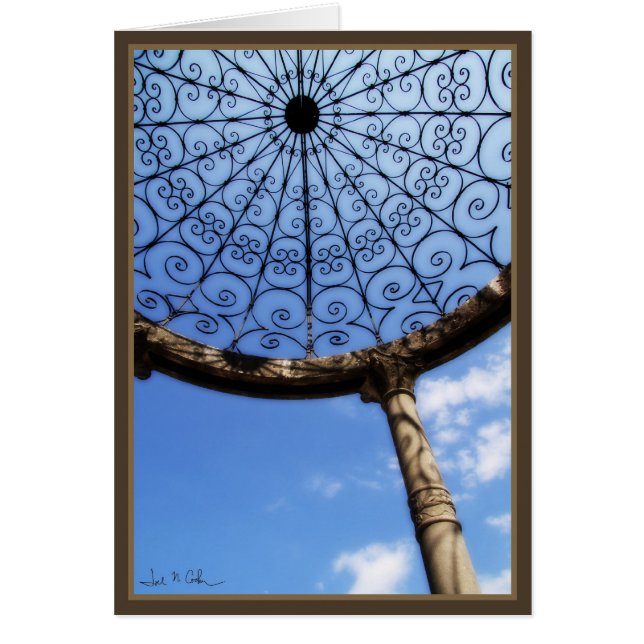 Cartão Miradouro ornamentado (Frente)