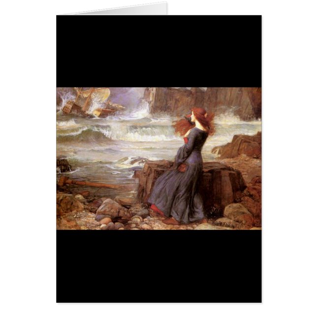 Cartão Miranda - a tempestade (Frente)