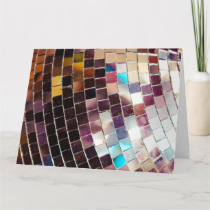 Cartão Mirror Disco Ball