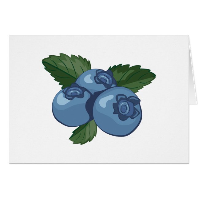 Cartão Mirtilos (Frente Horizontal)