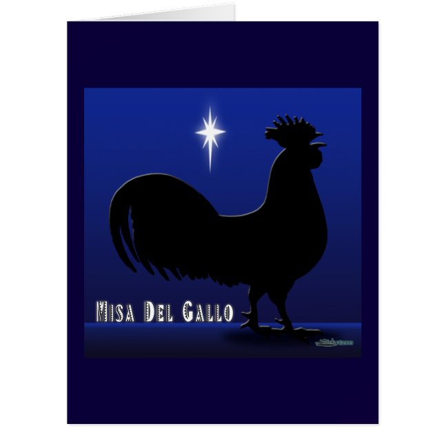 Cartão Misa Del Gallo (Frente)