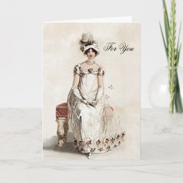 Cartão "Miss Bennet" Para Você (Frente)