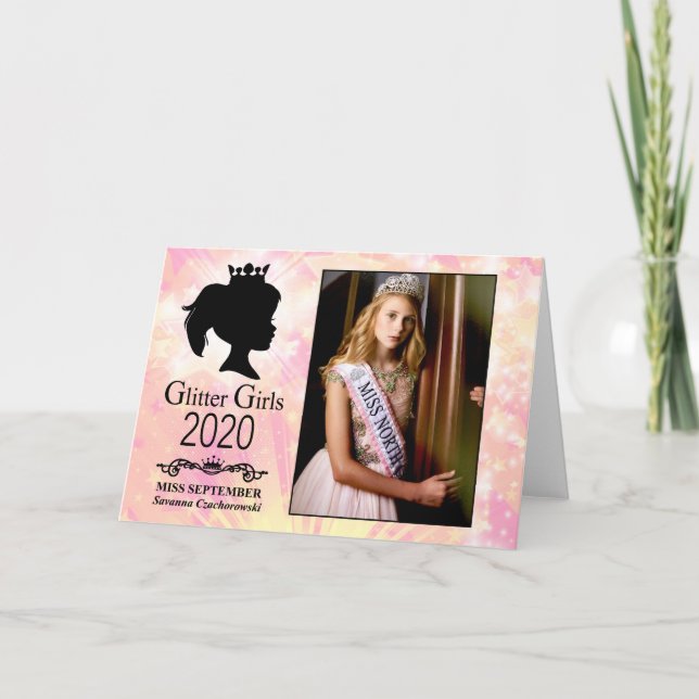 Cartão Miss setembro de 2020 (Frente)