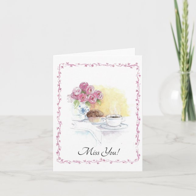 Cartão Miss You (Frente)