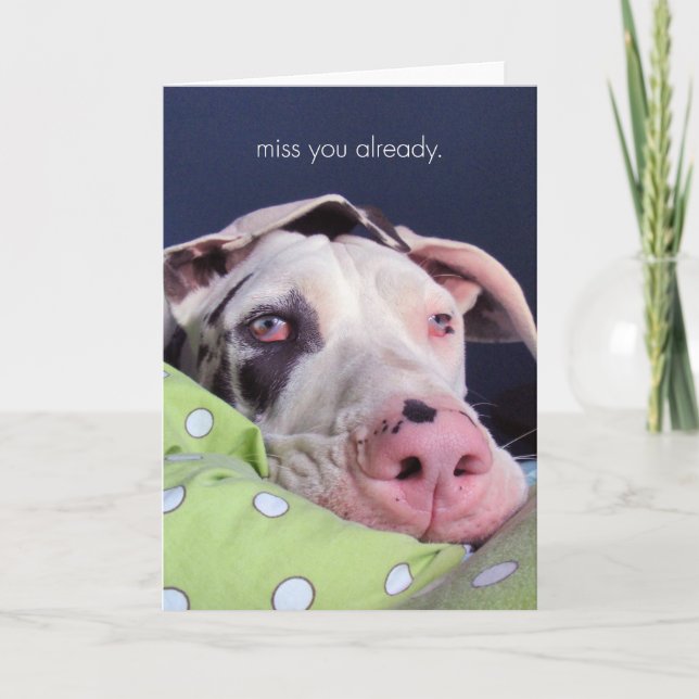 Cartão Miss You Already (Frente)