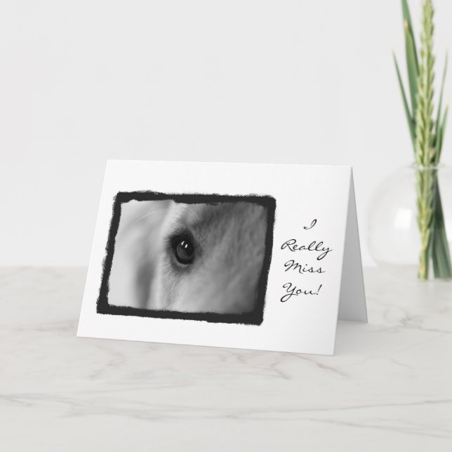 Cartão Miss you Card (Frente)