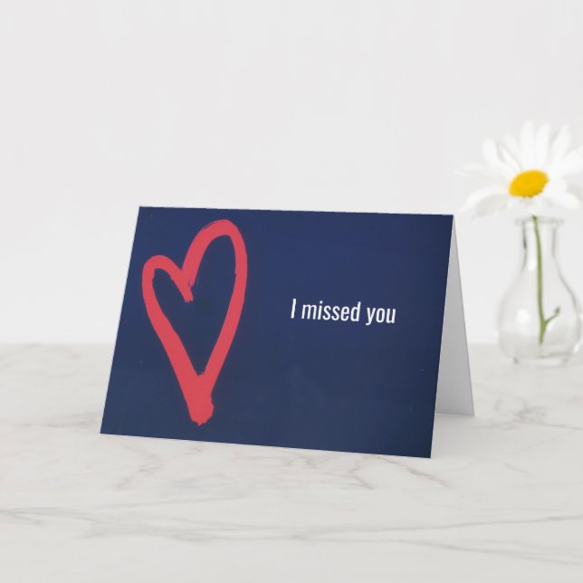 Cartão Miss You, Tickled Pink (Planta pequena)