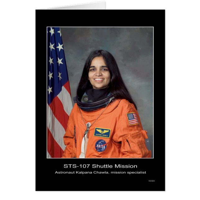 Cartão Missão de Encerramento STS 107 (Frente)