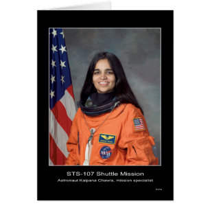 Cartão Missão do vaivém espacial STS 107