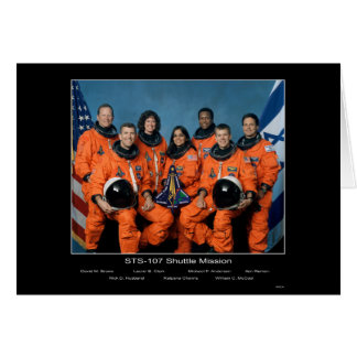 Cartão Missão do vaivém espacial STS 107